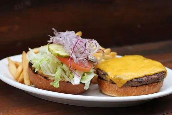 Half-Pound Cheeseburger*