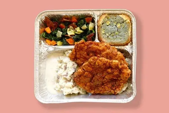 Oven-Ready TV Dinner Fried Chicken