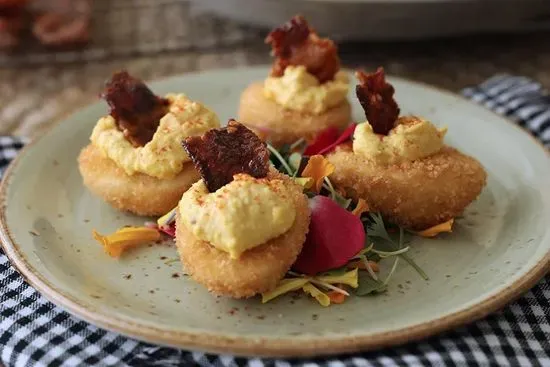 Crispy Deviled Eggs