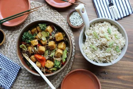 Teriyaki Tofu Family Meal