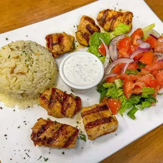 Chicken Shish Kebab  Plate