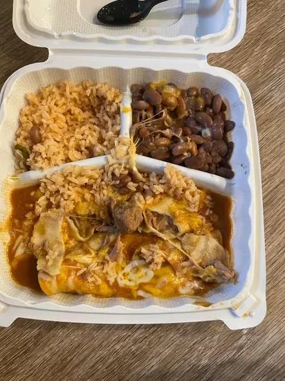 Two Enchiladas Plate