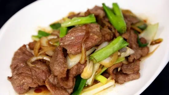 Green Onion Beef 葱爆牛