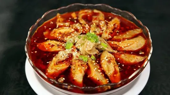 Poached Intestines in Hot Broth 水煮肥肠