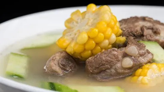 Corn Stew Pork Ribs Soup (Small)玉米排骨汤（小）