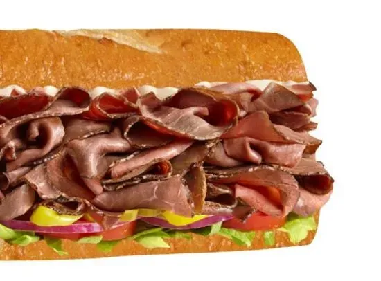 #7 Roast Beef - Hot - 6" Regular