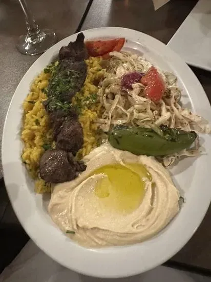 Beef Kebab Plate