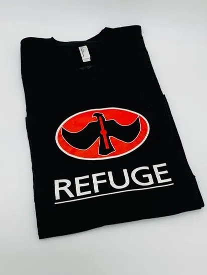 Refuge Womens Black Tee