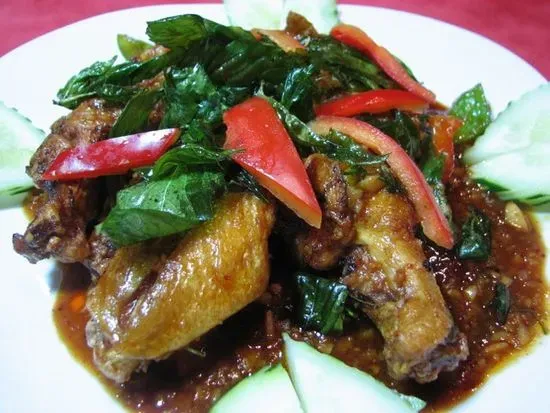 Chicken Wing With Thai Basil