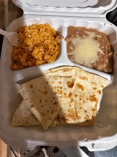 Cheese Quesadilla Lunch