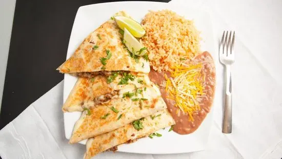 Quesadilla with Meat Combo