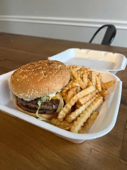 Double Cheeseburger with Fries