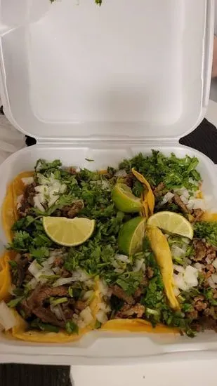 Carne asada (Steak)  Mini Taco