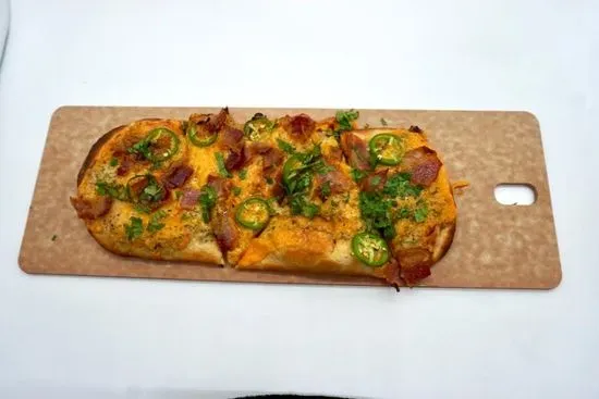 Crispy Bacon and Jalapeno Pizza