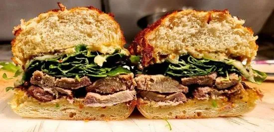 Pork Tenderloin and Brie Sandwich