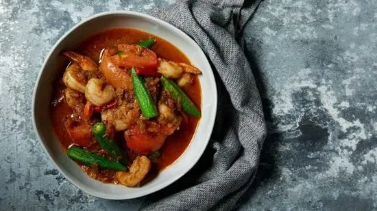 Shrimp with Myanmar Chutney