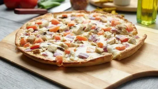 Creamy Garlic Chicken Pizzatwist