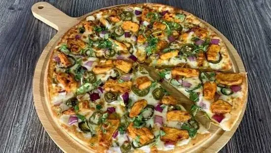 Halal Achari Chicken Pizzatwist