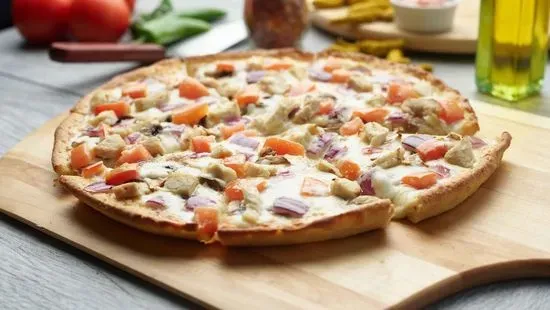 Creamy Garlic Chicken Pizzatwist