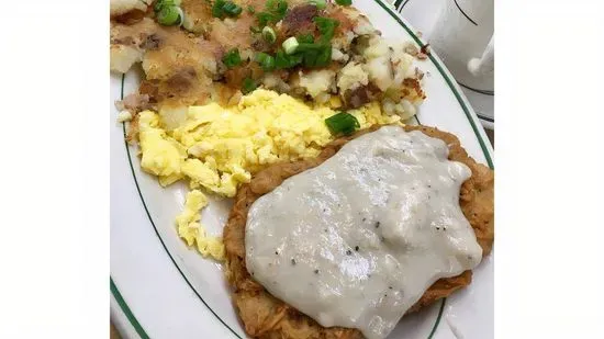 Chicken Fried Steak & Eggs