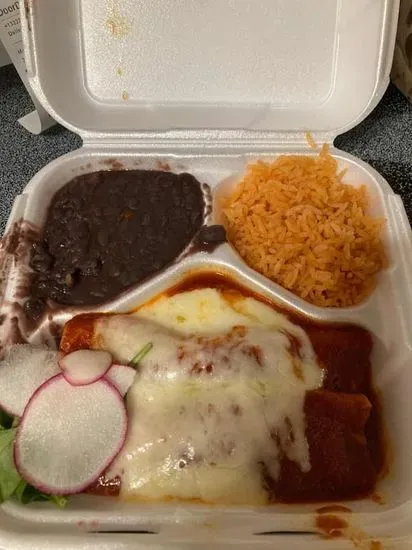 Chicken Enchiladas Combo