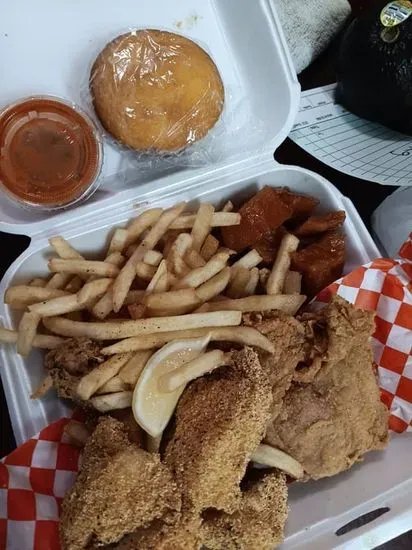 Fried Fish & Chicken Combo