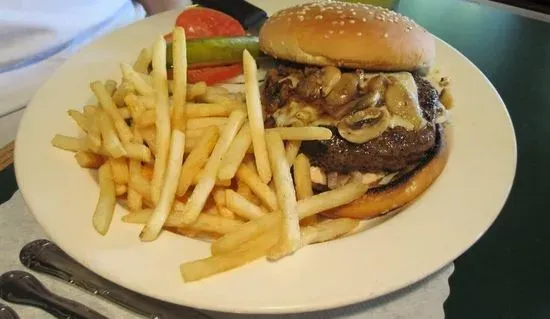 Garlic Mushroom Burger