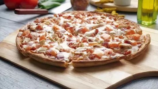 Plant-Based BBQ Chicken Pizza Twist