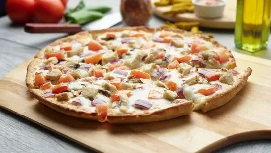 Creamy Garlic Chicken Pizzatwist