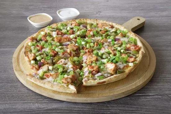 Halal Manchurian Chicken Pizza Twist