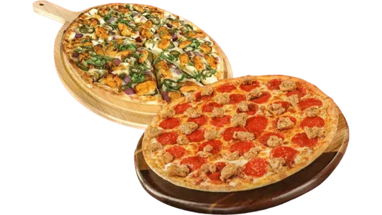 2 Large Speciality Pizza's - Deal of the Month