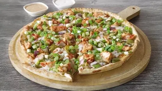 Plant-Based Manchurian Chicken Pizza Twist