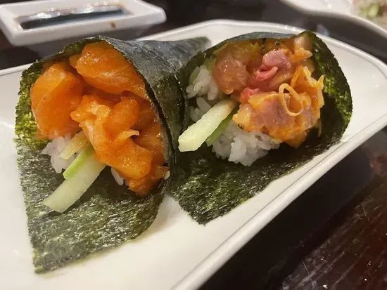 Spicy Hamachi Hand Roll