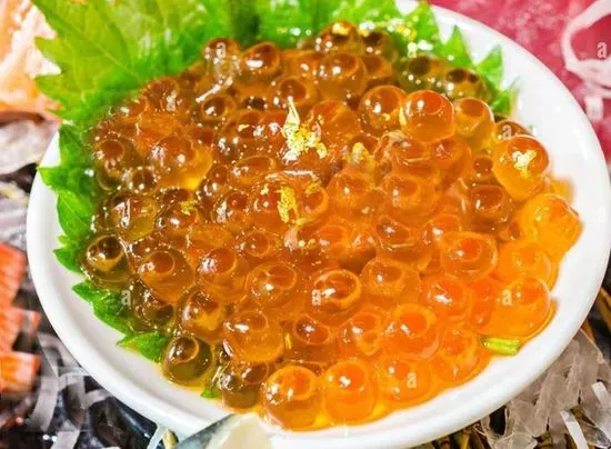 Salmon Roe Sashimi