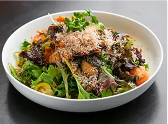 Salmon Skin Salad