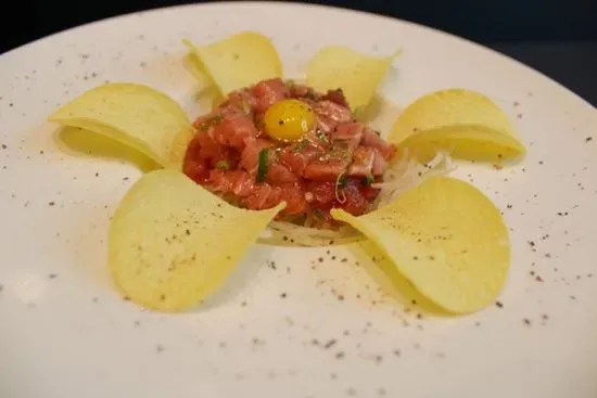 Bluefin tuna belly tartar