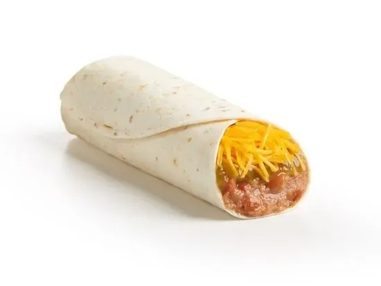 Bean & Cheese Burrito with Green Sauce