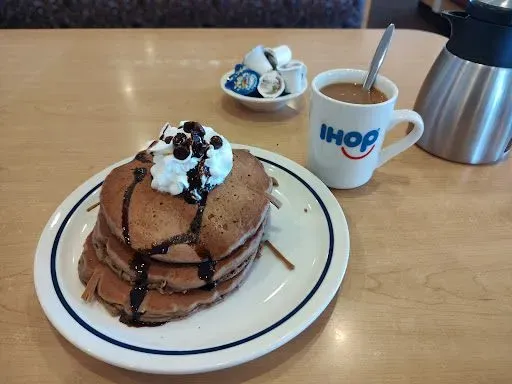 Chocolate Chocolate Chip Pancakes