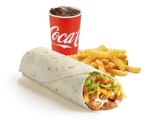 Classic Grilled Chicken Burrito Meal