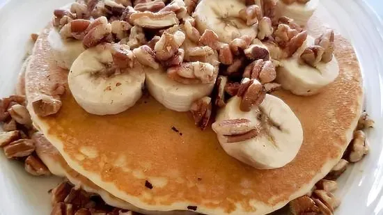 Banana Pecan Pancakes