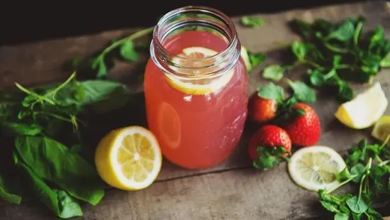 Strawberry Mango Mint Lemonade