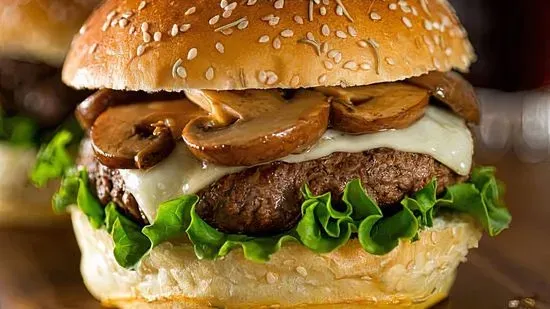 Mushroom Swiss Burger