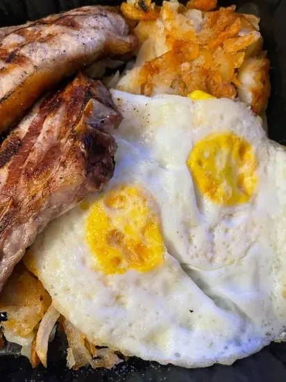 Pork Chops & Eggs