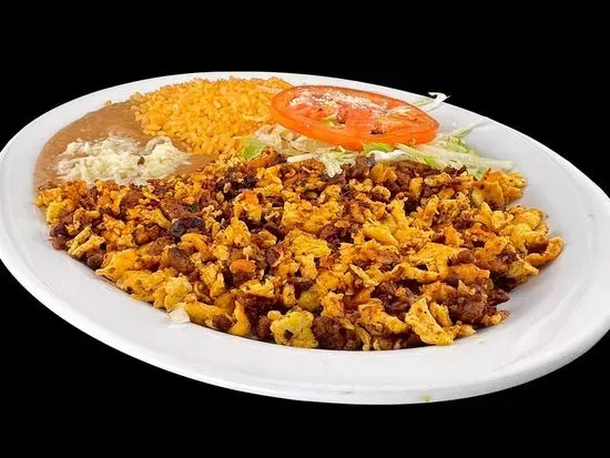 Huevos con Chorizo Plate