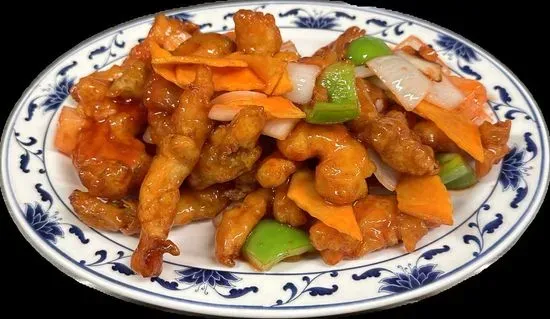 45. Sweet & Sour Chicken (Deep-Fried)甜酸鸡