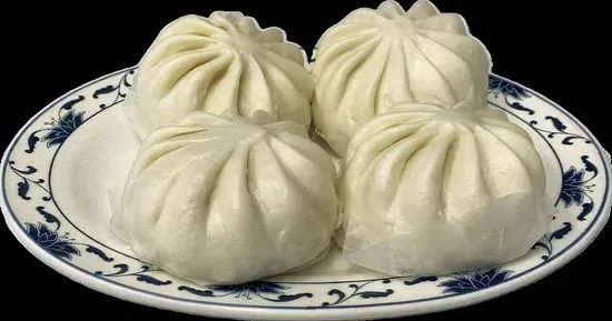 8. Barbecued Pork Buns (4 Pieces) 叉烧包