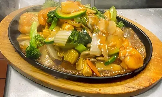 105. Prawn Iron Platter铁板虾