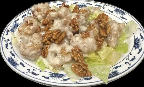 80. Walnut Prawns (Deep-Fried)核桃虾