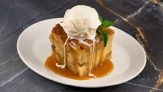 White Chocolate Banana Bread Pudding