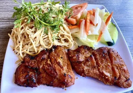 89. Bún Gà Nướng / 燒雞檬 / Grilled Chicken with Vermicelli